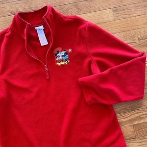 Disney fleece quarter zip